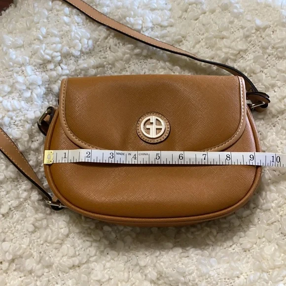 NWT Giani Bernini Saffiano Purse Camel/Rust Color - Picture 7 of 8